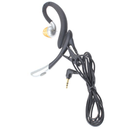 Wired Mono Headset, Hands-free Single Earbud 2.5mm Headphone Earphone w Mic - TNKC37