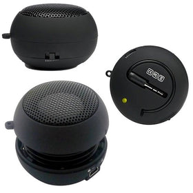 Wired Speaker, Black Rechargeable Multimedia Audio Portable - TNKF52
