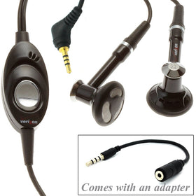 Headset, Earbuds Headphones Hands-free Mic Earphones 2.5mm to 3.5mm Adapter - TNKG21