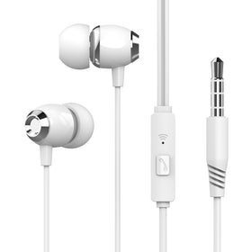 Wired Earphones, Earbuds Headset Handsfree Mic Headphones Hi-Fi Sound - TNKB29