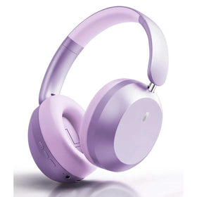 Purple Wireless Headphones, Earbuds Earphones w Mic Headset Foldable - TNKXW268