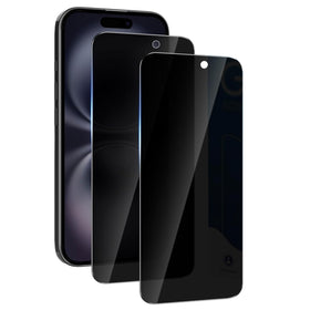 2 Pack Privacy Screen Protector, 3D Edge Anti-Peep Anti-Spy Curved Tempered Glass - TNK2SP07