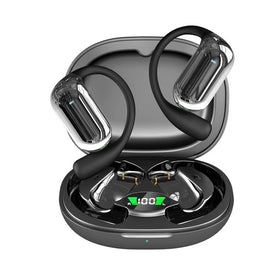 Wireless Ear-hook OWS Earphones, Hands-free Mic Charging Case True Stereo Over the Ear Headphones Bluetooth Earbuds - TNKXZ95
