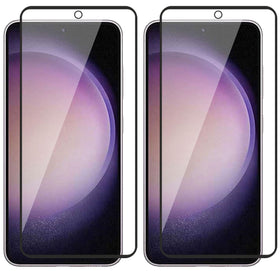 2 Pack Screen Protector, Case Friendly (Fingerprint Unlock) Full Cover HD Clear Tempered Glass - TNK2XF97