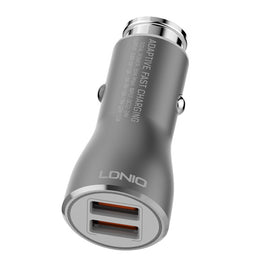 Car Charger, Adapter Power Type-C Cable 2-Port USB 36W Fast - TNKD66