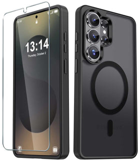Magnetic Case, Defender Drop-Proof Armor With Glass Screen Protector Cover - TNKXW3
