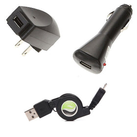 Car Home Charger, Adapter Power MicroUSB Retractable USB Cable - TNKB84
