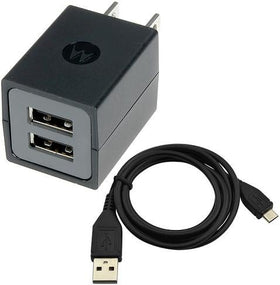 Home Charger, Adapter Power Cable USB 2-Port - TNKM16