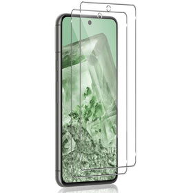 2 Pack Screen Protector, 9H Hardness (Fingerprint Unlock) Full Cover HD Clear Tempered Glass - TNK2V70