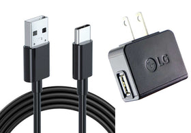 Home Wall Charger, AC Plug Charging Cord Wire Power Adapter 6ft Long USB-C Cable - TNKG47