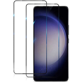 2 Pack Screen Protector, 9H Hardness (Fingerprint Unlock) Full Cover HD Clear Tempered Glass - TNK2V58