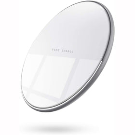 15W Wireless Charger, White Quick Charge Slim Charging Pad Fast - TNKV33