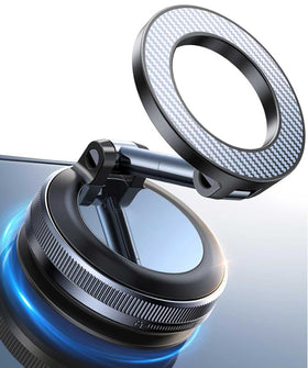 Vacuum, Windshield Folding Suction Mount Magnetic Phone Holder - TNKXW216