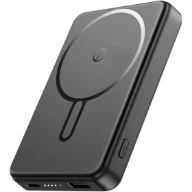 10000mAh 22.5W Power Bank, 2-Port USB Slim Portable Charger Backup Battery Magnetic Wireless Charging - TNKF77