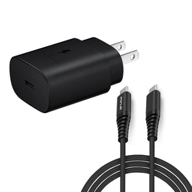 25W Fast Home Charger, Adapter Power Quick 6ft USB-C Cable PD Type-C - TNKJ72
