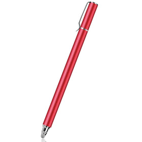 Red Stylus, Lightweight Aluminum Fiber Tip Touch Screen Pen - TNKZ57