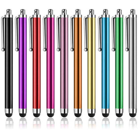 Colorful 10 Pack Stylus, Rubber Lightweight Compact Touch Pen - TNKXW270