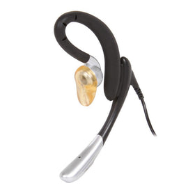 Wired Earphone, Headphone Single Earbud 3.5mm Adapter Over-the-ear with Boom Mic - TNKC37+S06