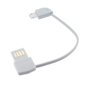 Short USB Cable, Wire Power Cord Charger MicroUSB - TNKL94