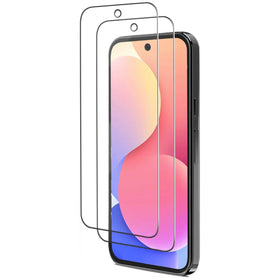 2 Pack Screen Protector, 9H Hardness (Fingerprint Unlock) Full Cover HD Clear Tempered Glass - TNK2SP91