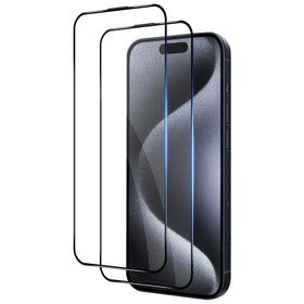 2 Pack Screen Protector, Case Friendly 9H Hardness Full Cover HD Clear Matte Tempered Glass - TNK2SP52