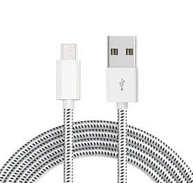 10ft USB Cable, Wire Power Cord Charger MicroUSB - TNKS50