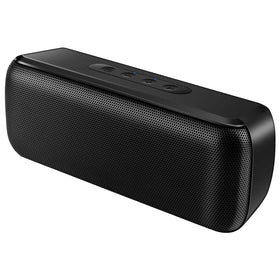 Wireless Speaker, Black Rechargeable Multimedia Audio Hands-free Microphone - TNKXW16
