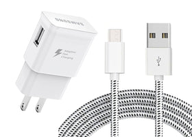 Fast Home Charger, Travel Adapter Power Quick 6ft USB Cable - TNKK58
