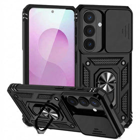 Hybrid Case Cover, Armor Shockproof Kickstand Lens Protects Metal Ring - TNKXW22