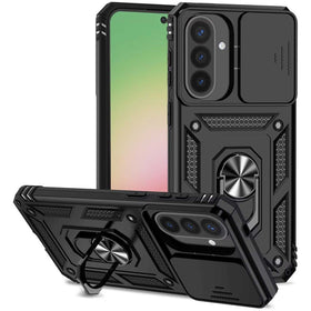 Hybrid Case Cover, Armor Shockproof Kickstand Lens Protects Metal Ring - TNKXW65