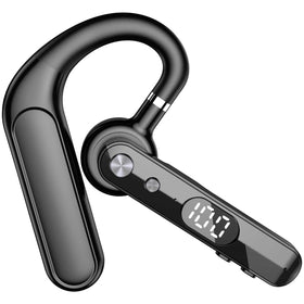 Wireless Earphone, Single Handsfree Open-Ear Headphone Boom Mic Ear-hook - TNKF01