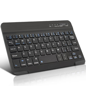 Wireless Keyboard, Compact Portable Rechargeable Ultra Slim - TNKS73