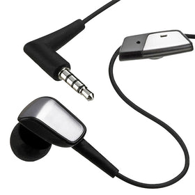 Mono Headset, Single Earbud Headphone 3.5mm Handsfree Mic Wired Earphone - TNKB55