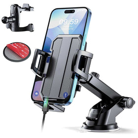 Car Mount, Swivel Dock Glass Cradle Phone Holder Air Vent Windshield - TNKXW213