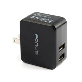 Home Charger, AC Plug Wall 3.4A 2-Port USB 17W - TNKK63