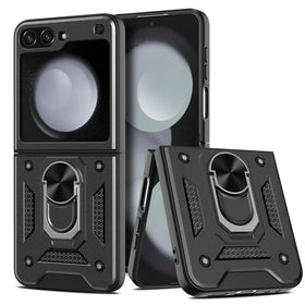 Hybrid Case Cover, Armor Shockproof Kickstand Metal Ring - TNKE74