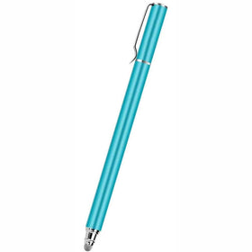Stylus, Blue Lightweight Aluminum Fiber Tip Touch Screen Pen - TNKZ50