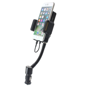 Car Mount, DC Socket Swivel USB Port Charger Holder FM Transmitter - TNKJ45