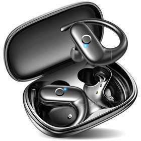 Wireless Ear-hook Earphones, Hands-free Mic Charging Case True Stereo Over the Ear Headphones Bluetooth Earbuds - TNKXW142
