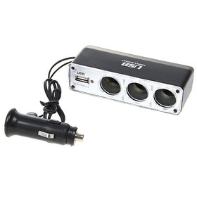 Car Charger Splitter, Vehicle Adapter Power USB Port DC Socket - TNKD83