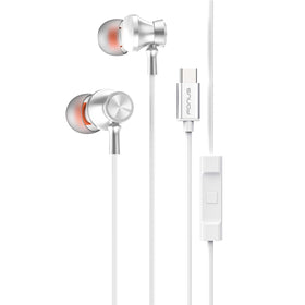 Wired TYPE-C Earphones, Earpieces Headset w Mic Magnetic Headphone USB-C Earbuds - TNKA55
