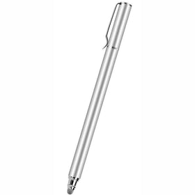 Stylus, Silver Color Lightweight Aluminum Fiber Tip Touch Screen Pen - TNKZ51